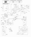 Camshaft Crankshaft Cylinder Engine Sump Lubrication Piston Group Valves Diagram and Parts List for  Briggs and Stratton Engine